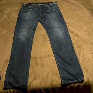 7 for all mankind size 38 waist jeans